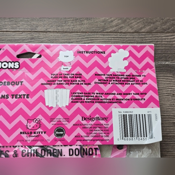 Hello Kitty Table Decorating Kit NIP - Picture 5 of 5